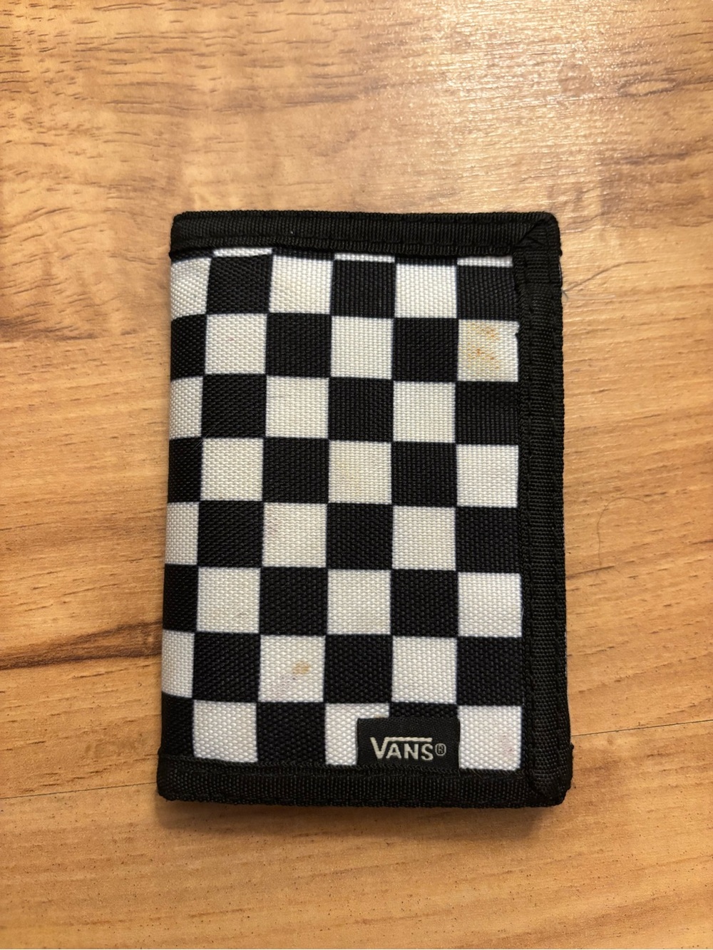 Vans Black & White Checkerboard Wallet